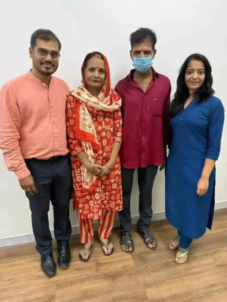 Dr. Mihir Shah with Patient