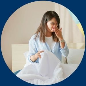 Changes in vaginal discharge symptom of gynecological cancer